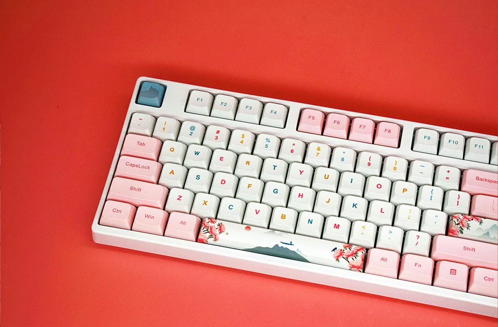 The Peony Pink PBT KeycapsXDA Profile 131keys DYE-SUB Personalized Keycap For GH60 60% 75% TKL Mechanical Keyboard MX Switch
The Peony Pink PBT KeycapsXDA Profile 131keys DYE-SUB Personalized Keycap For GH60 60% 75% TKL Mechanical Keyboard MX Switch