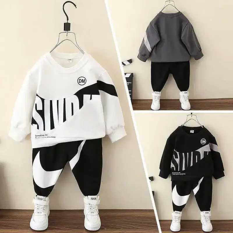 Children Boys Spring Autumn Clothing Sets 2022 New Fashion Patchwork Hooded Letters Print Sportswear Teenagers 2 Pieces Outfits
Children Boys Spring Autumn Clothing Sets 2022 New Fashion Patchwork Hooded Letters Print Sportswear Teenagers 2 Pieces Outfits