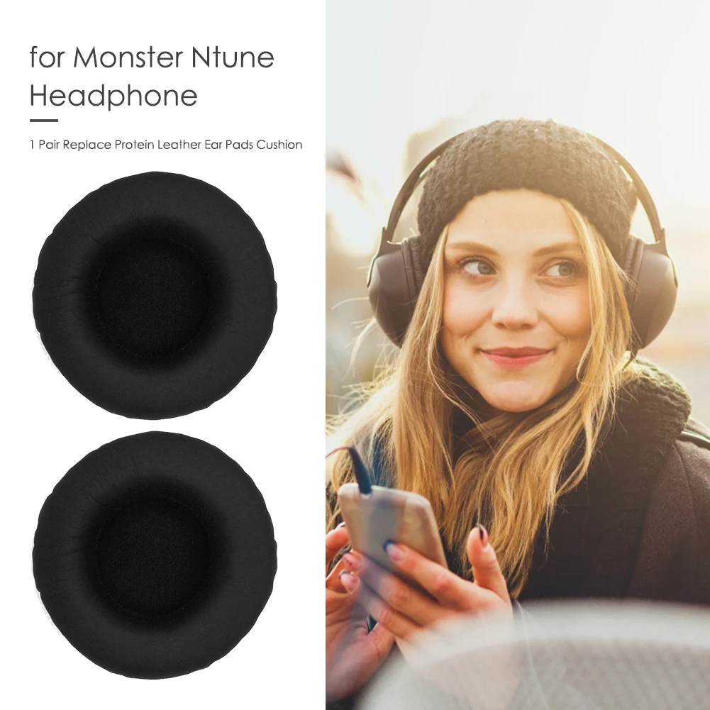 2pcs Ear Pads Protein Foam Leather Sponge Headsets Cushion Replace Earphone Accessories for Monster Ntune Headphones
2pcs Ear Pads Protein Foam Leather Sponge Headsets Cushion Replace Earphone Accessories for Monster Ntune Headphones