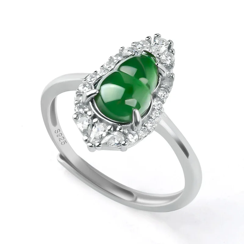 Burmese Jade Gourd Rings Jadeite Gift Carved Green Fashion Natural Emerald 925 Silver Women Gemstones Jewelry Certificate
Burmese Jade Gourd Rings Jadeite Gift Carved Green Fashion Natural Emerald 925 Silver Women Gemstones Jewelry Certificate