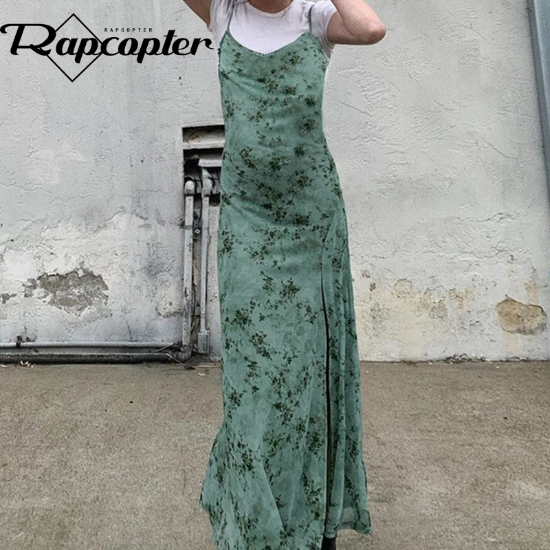 Rapcopter Floral Print Long Dress Women V Neck A-Line Backless French Vintage Sundress Elegant Bohemian Casual Dress Chic 90s
Rapcopter Floral Print Long Dress Women V Neck A-Line Backless French Vintage Sundress Elegant Bohemian Casual Dress Chic 90s
