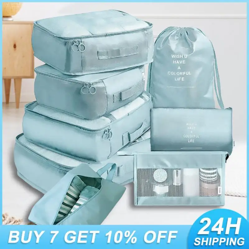 

Suitcase Packing Set Portable Luggage Organizer Clothing Classification Storage Bag Clothes Shoe Tidy Pouch Storage Cases