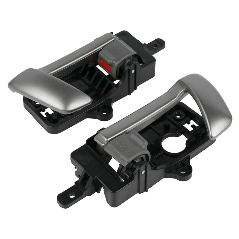 4X Left +Right Side Interior Inner Door Handle For 2007-2012 Hyundai Santa Fe With Gray Knob 82610-2B010 82620-2B010
4X Left +Right Side Interior Inner Door Handle For 2007-2012 Hyundai Santa Fe With Gray Knob 82610-2B010 82620-2B010