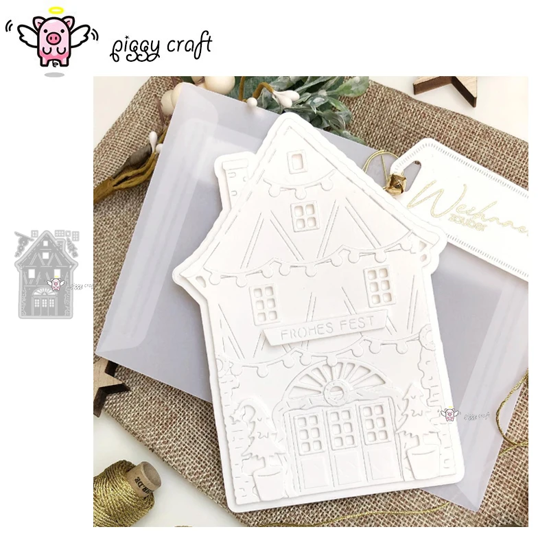 Piggy Craft metal cutting dies cut die mold Christmas House Decorations Scrapbook paper craft knife mould blade punch stencils
Piggy Craft metal cutting dies cut die mold Christmas House Decorations Scrapbook paper craft knife mould blade punch stencils