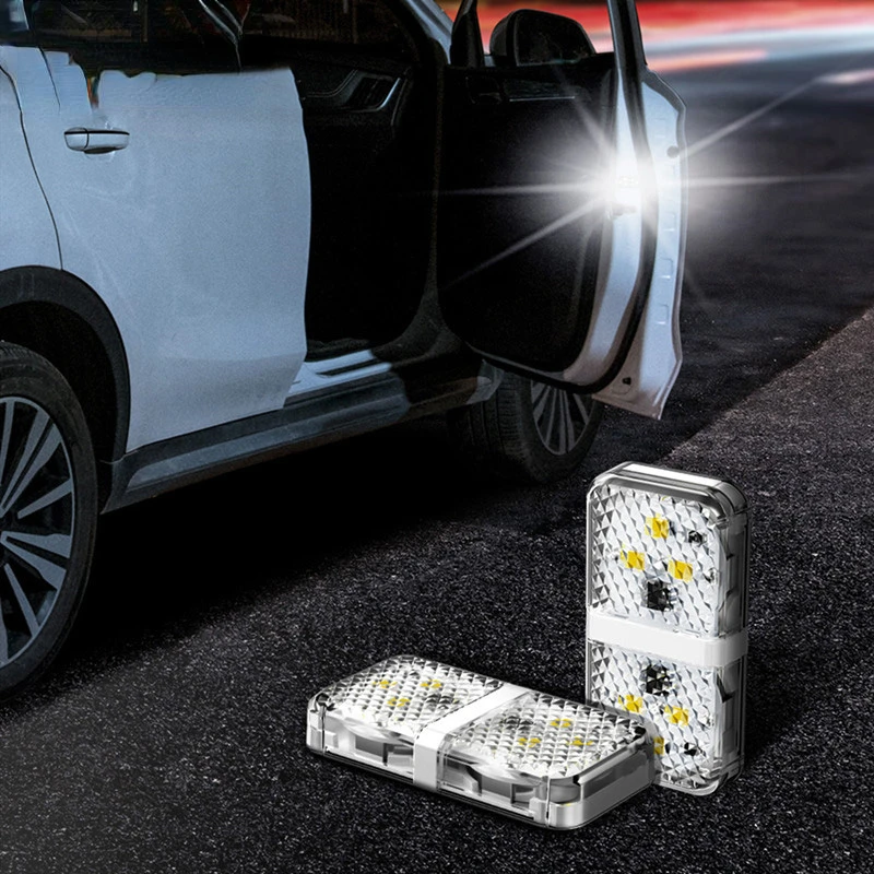 4Pcs 6 LEDs Car Openning Door Warning Light Safety Anti-collision Flash Lights Wireless Signal Lamp
4Pcs 6 LEDs Car Openning Door Warning Light Safety Anti-collision Flash Lights Wireless Signal Lamp