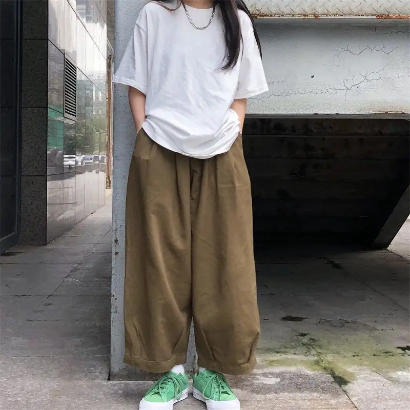 SABINAX Spring Summer Women High Street Loose Plunge Mopping Wide Leg Pants Drape Harem Pants Casual Hip Hop Tide Brand Bloomers
SABINAX Spring Summer Women High Street Loose Plunge Mopping Wide Leg Pants Drape Harem Pants Casual Hip Hop Tide Brand Bloomers