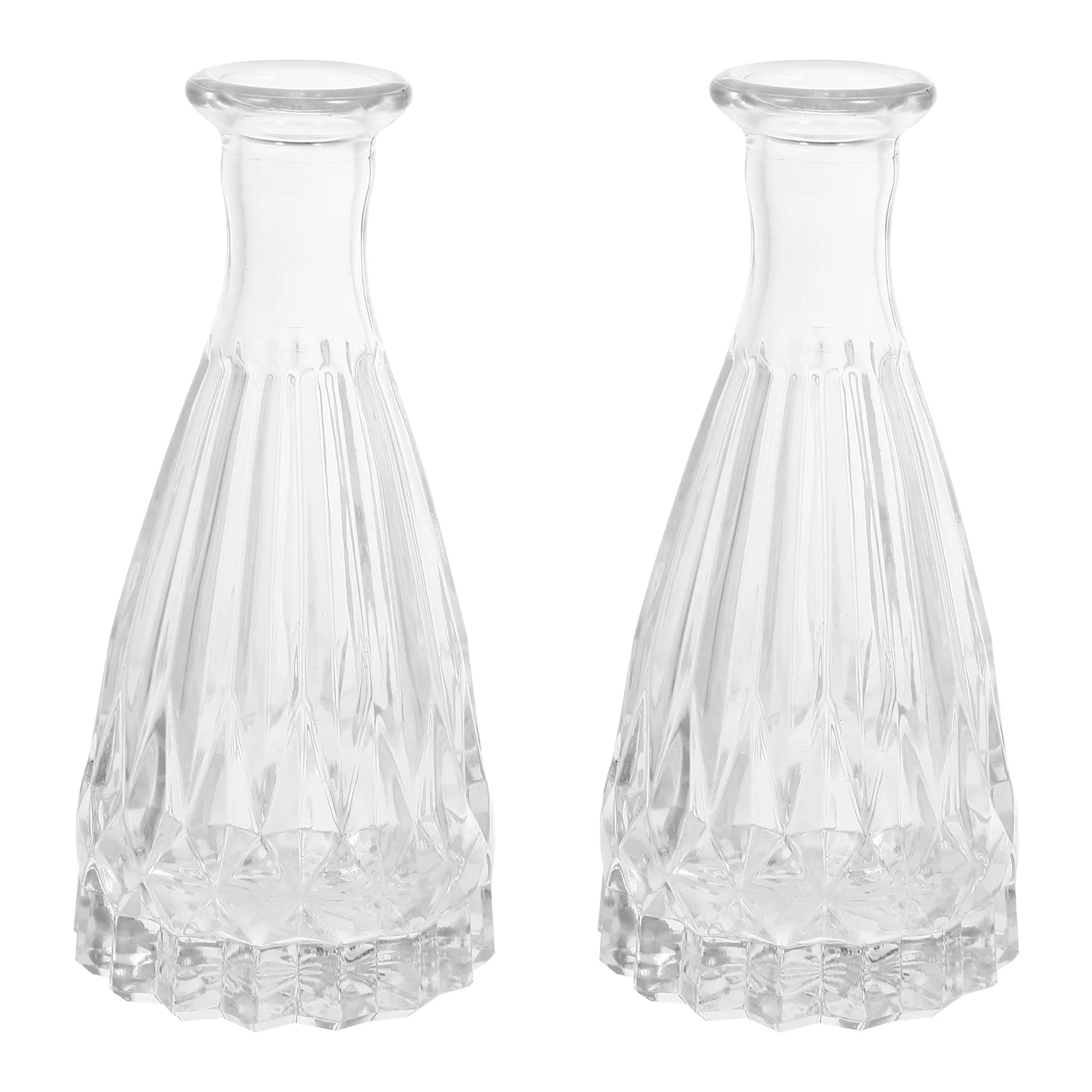 

2 Pcs Aromatherapy Diffuser Jar Vintage Home Decor Modern Vase Desktop Decor Aromatherapy Glass Bottle Household Glass Pot