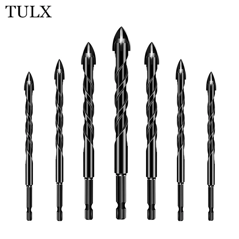 1PC 5mm-12mm Four-blade Cross Twist Drill Bits Hex Shank Porcelain Concrete Glass Marble Wall Metal Hole Saw Electric Tool Parts
1PC 5mm-12mm Four-blade Cross Twist Drill Bits Hex Shank Porcelain Concrete Glass Marble Wall Metal Hole Saw Electric Tool Parts