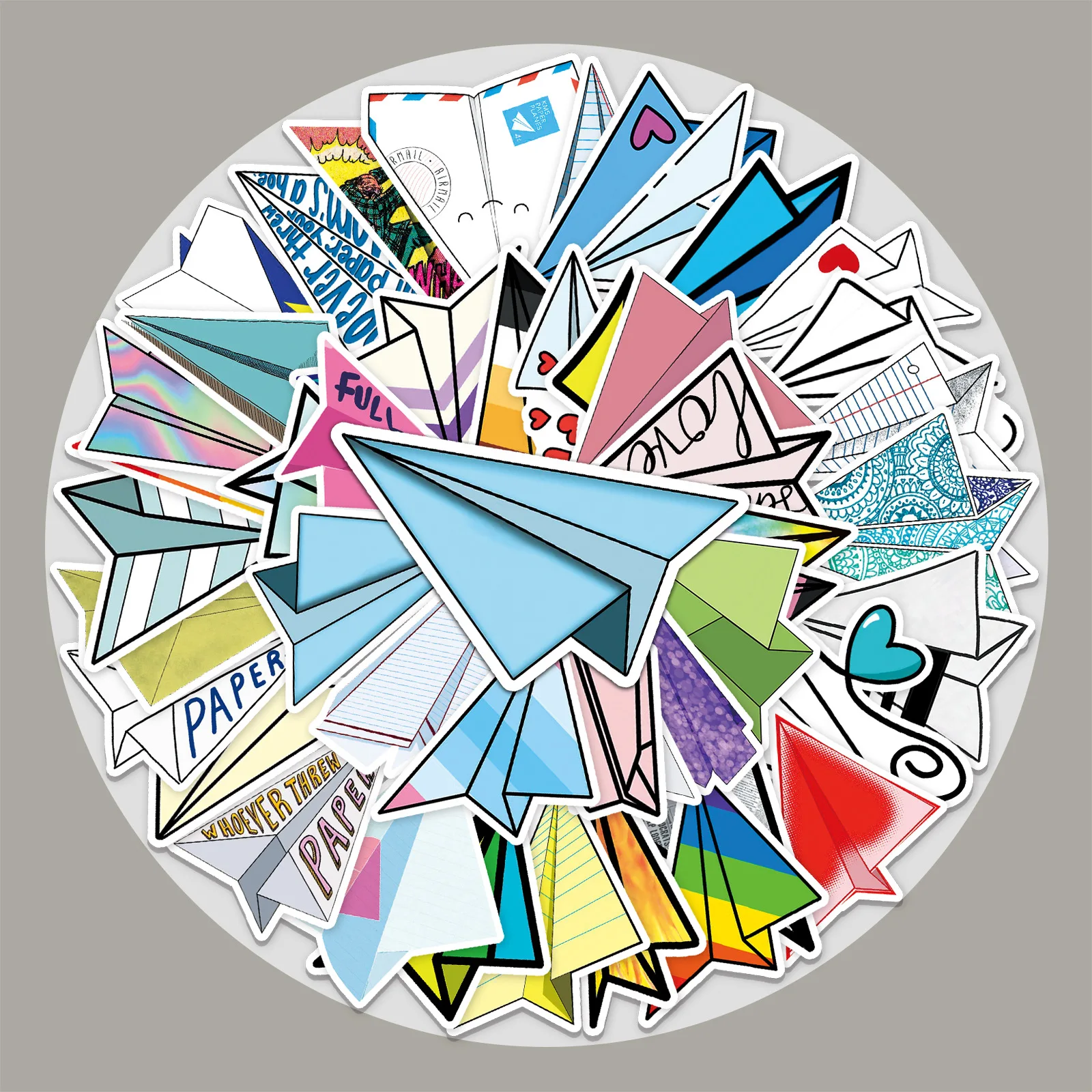 10/30/50 PCS Paper Airplane Graffiti Sticker Cartoon Sticker DIY Skateboard Water Cup Suitcase Refrigerator Sticker Waterproof
10/30/50 PCS Paper Airplane Graffiti Sticker Cartoon Sticker DIY Skateboard Water Cup Suitcase Refrigerator Sticker Waterproof