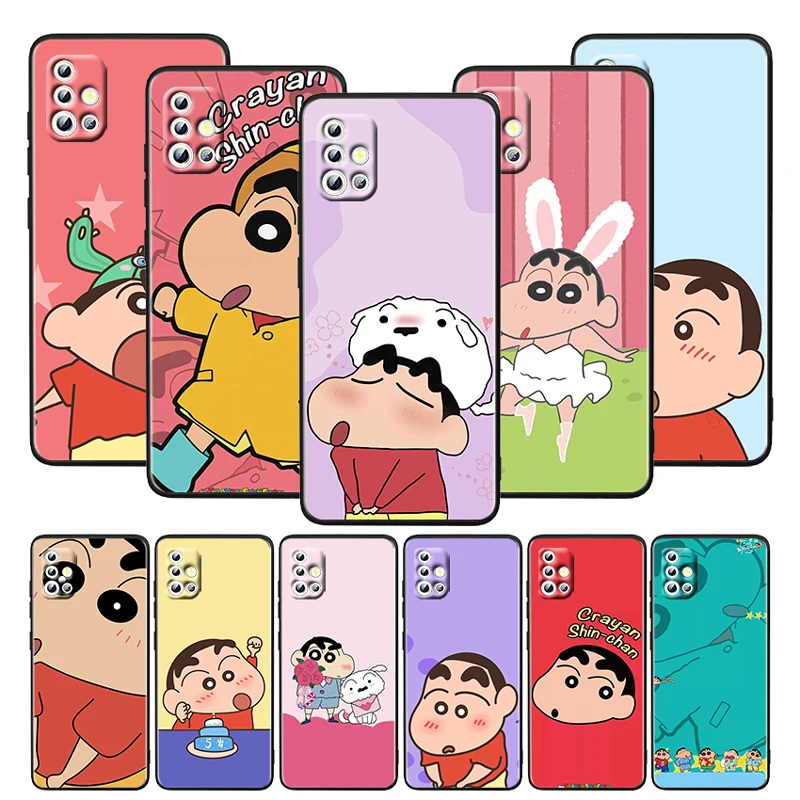 Japan Shinchan Crayon For Samsung Galaxy A52S A72 A71 A52 A51 A12 A32 A21S 4G 5G Fundas Soft Black Phone Case Capa Coque Cover
Japan Shinchan Crayon For Samsung Galaxy A52S A72 A71 A52 A51 A12 A32 A21S 4G 5G Fundas Soft Black Phone Case Capa Coque Cover