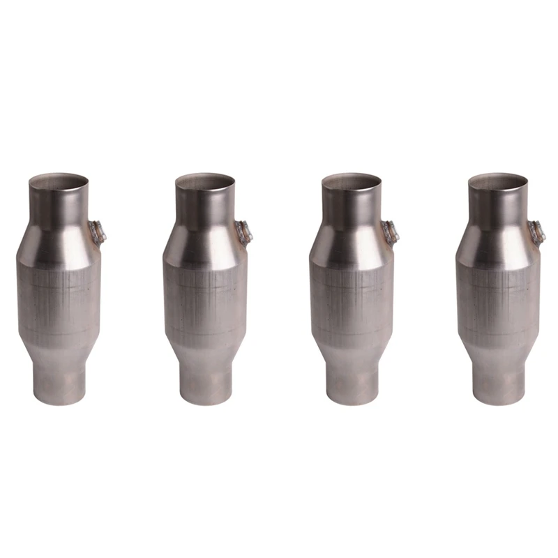 4Pcs 2.5Inch Spun Universal Catalytic Converter High Flow Stainless Steel 425250 Exhaust Catalytic Converter
4Pcs 2.5Inch Spun Universal Catalytic Converter High Flow Stainless Steel 425250 Exhaust Catalytic Converter