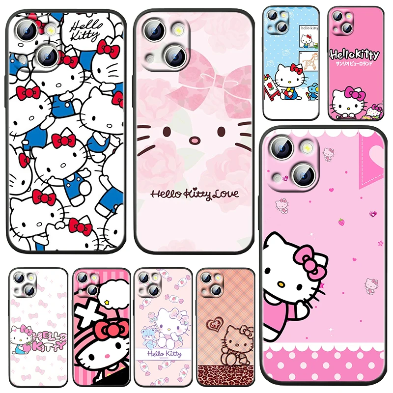 Hello Kitty Cat Cartoon For Apple iPhone 13 12 11 Pro Max Mini XS Max X XR 6 7 8 Plus 5S SE 2020 TPU Soft Black Phone Case Coque
Hello Kitty Cat Cartoon For Apple iPhone 13 12 11 Pro Max Mini XS Max X XR 6 7 8 Plus 5S SE 2020 TPU Soft Black Phone Case Coque