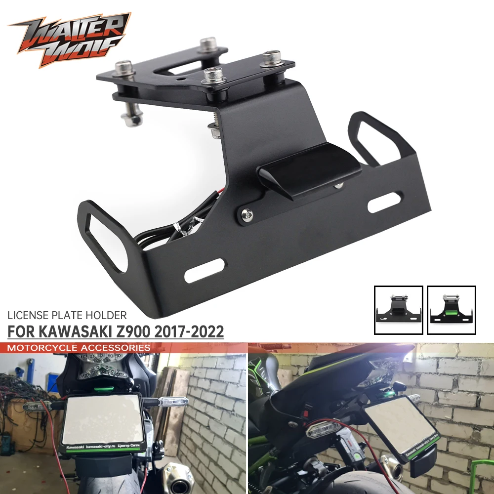 Держатель номерного знака для KAWASAKI Z900 2017-2022, аксессуары для мотоциклов, Устранитель крыла, рамка с регистрационным номером Z 900 2021
Держатель номерного знака для KAWASAKI Z900 2017-2022, аксессуары для мотоциклов, Устранитель крыла, рамка с регистрационным номером Z 900 2021