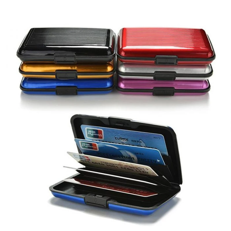 Men Aluminum Bank Card Holder Blocking Hard Case Wallet Solid Credit Card Large Capacity Anti-RFID Scanning Protect Card Holder
Men Aluminum Bank Card Holder Blocking Hard Case Wallet Solid Credit Card Large Capacity Anti-RFID Scanning Protect Card Holder