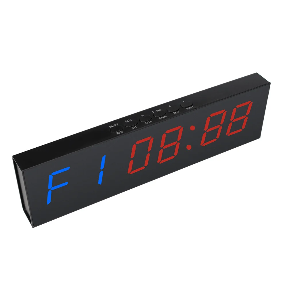 UK Plug Gym Fitness Timer Adjustable Brightness Clock Count-up Remote Control Stopwatch Household Office Classroom
UK Plug Gym Fitness Timer Adjustable Brightness Clock Count-up Remote Control Stopwatch Household Office Classroom