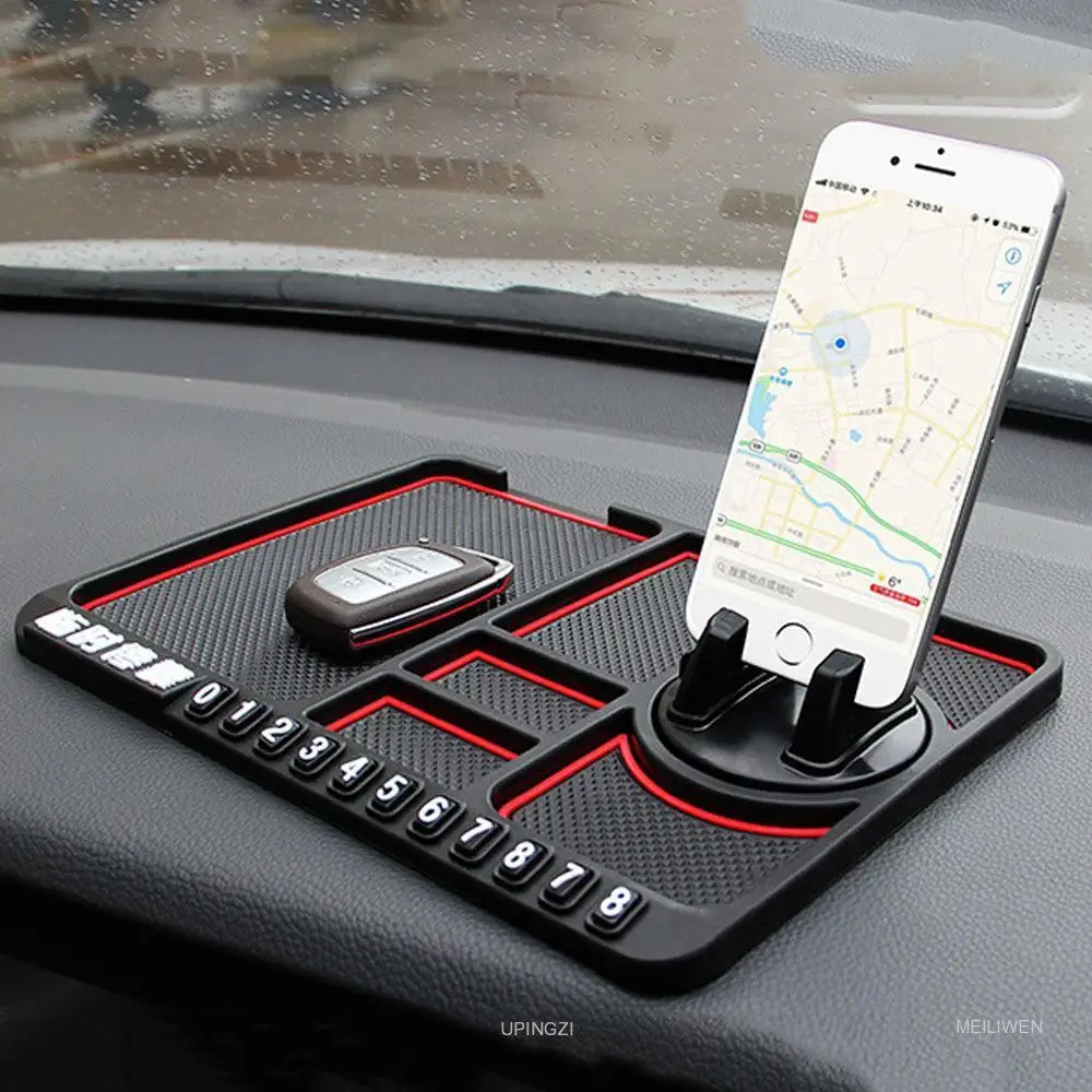 Universal Silicone Car Mobile Phone Anti-Slip Pad Mobile Phone Holder Anti-Slip Sticky Parking Number Truck Car Pad Storage Tool
Universal Silicone Car Mobile Phone Anti-Slip Pad Mobile Phone Holder Anti-Slip Sticky Parking Number Truck Car Pad Storage Tool