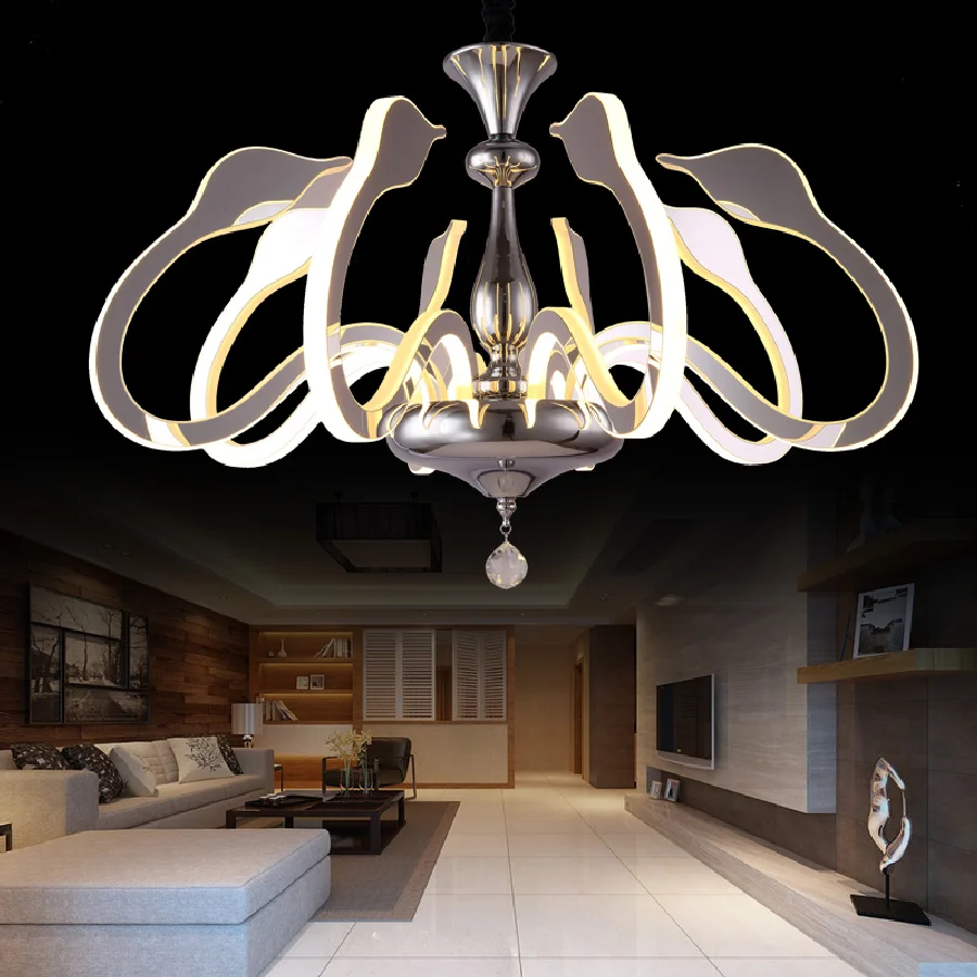 Modern Luxury Metal Villa Large Pendant Lamp Art Dining-Room LED Lighting acrylic+metal 5/6/8/10 heads 6009
Modern Luxury Metal Villa Large Pendant Lamp Art Dining-Room LED Lighting acrylic+metal 5/6/8/10 heads 6009