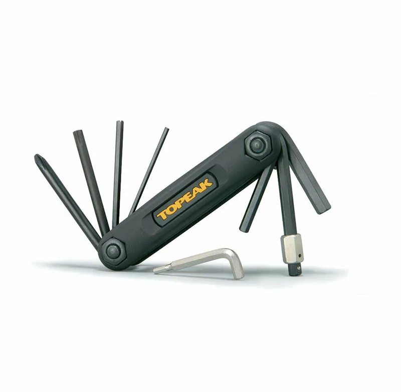 TOPEAK X-Tool+ 10 Function Multi Tool Blk TT2321B 2/2.5/3/4/5/6/8mm Allen Wrench T25 PH2 Bicycle Repair Tool
TOPEAK X-Tool+ 10 Function Multi Tool Blk TT2321B 2/2.5/3/4/5/6/8mm Allen Wrench T25 PH2 Bicycle Repair Tool