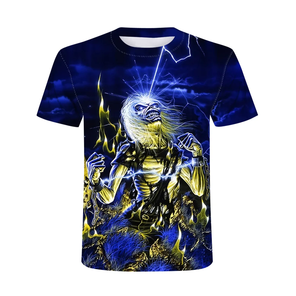 T Shirts For Men 2022 New 3d Heavy Metal Skull Men's T Shirt Rock Festival Punk Tops O-Neck Oversized Men's Clothing Camisetas
T Shirts For Men 2022 New 3d Heavy Metal Skull Men's T Shirt Rock Festival Punk Tops O-Neck Oversized Men's Clothing Camisetas