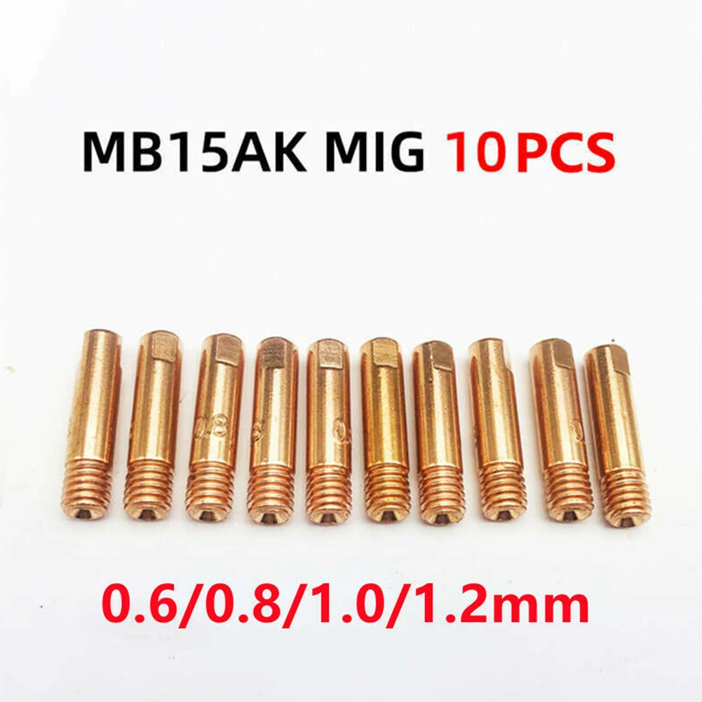 10pcs MB-15AK MIG Copper Torch Tip Holder Gas Nozzle 0.6mm/0.8mm/1mm/1.2mm Tool Accessories For Torch Tip Holder Gas Nozzle
10pcs MB-15AK MIG Copper Torch Tip Holder Gas Nozzle 0.6mm/0.8mm/1mm/1.2mm Tool Accessories For Torch Tip Holder Gas Nozzle