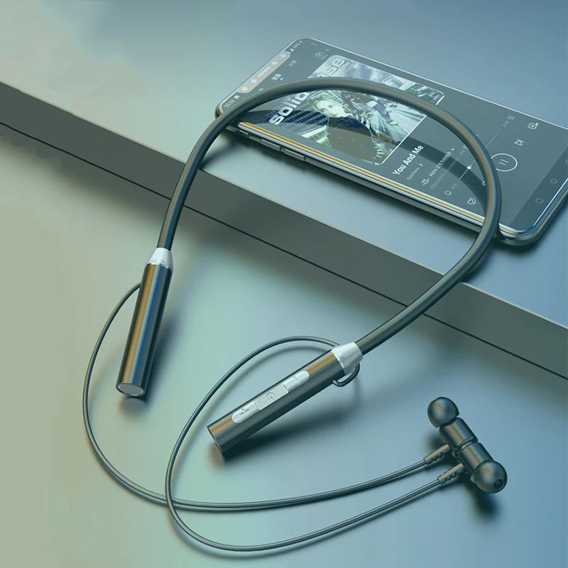 Memory Material Neckband Sports Wireless Headphones Large Capacity HIFI Music Bluetooth Earphones TWS Noise Reduction Headset
Memory Material Neckband Sports Wireless Headphones Large Capacity HIFI Music Bluetooth Earphones TWS Noise Reduction Headset