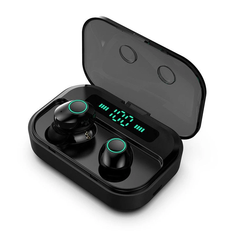 Беспроводные наушники, Bluetooth наушники TWS 5,0, спортивные стерео со светодиодным дисплеем питания для Huawei iPhone IPX7, водонепроницаемая гарнитура
Беспроводные наушники, Bluetooth наушники TWS 5,0, спортивные стерео со светодиодным дисплеем питания для Huawei iPhone IPX7, водонепроницаемая гарнитура