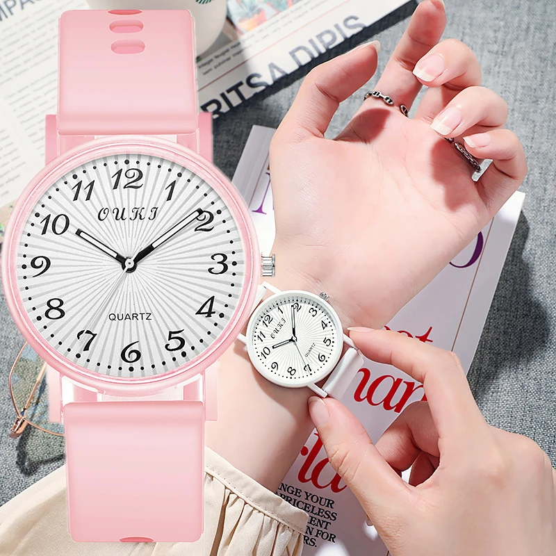 Fashion Silicone Round Quartz Women Watch Simple Sports Wirstwatch Female Men's Clock Relogio Feminino
Fashion Silicone Round Quartz Women Watch Simple Sports Wirstwatch Female Men's Clock Relogio Feminino