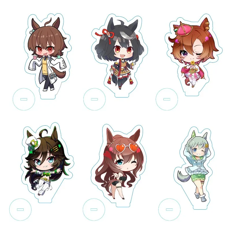 Japan Anime Pretty Derby Figures Tokai Teio Mejiro McQueen Gold Ship Acrylic Stands Model Q Version Plate Desk Decor Cute Toys 
Japan Anime Pretty Derby Figures Tokai Teio Mejiro McQueen Gold Ship Acrylic Stands Model Q Version Plate Desk Decor Cute Toys