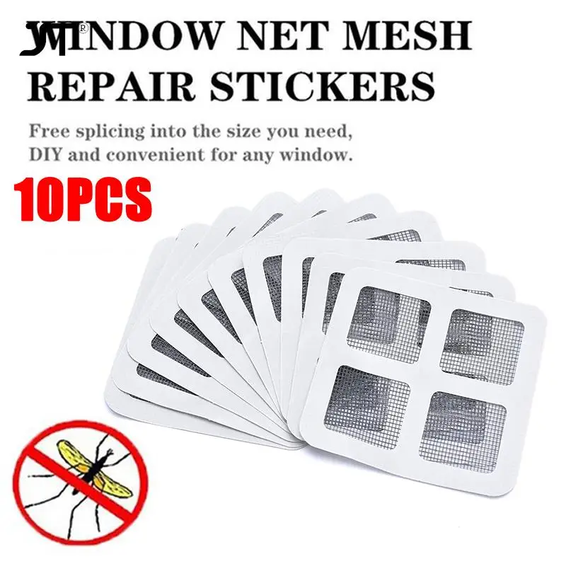 10pcs Adhesive Fix Net Window Home Anti Mosquito Fly Bug Insect Repair Screen Wall Patch Stickers Mesh Window Screen
10pcs Adhesive Fix Net Window Home Anti Mosquito Fly Bug Insect Repair Screen Wall Patch Stickers Mesh Window Screen