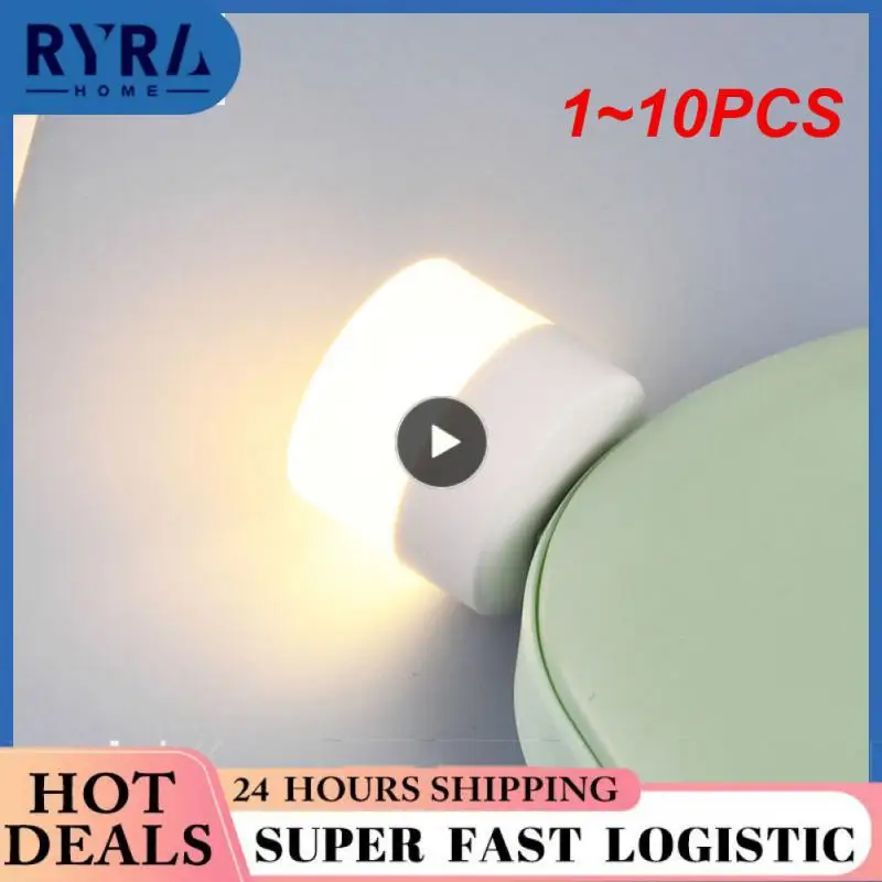 1~10PCS Night Light Mini LED Night Light USB Plug Lamp Power Bank Charging USB Book Lights Small Round Reading Eye Protection
1~10PCS Night Light Mini LED Night Light USB Plug Lamp Power Bank Charging USB Book Lights Small Round Reading Eye Protection
