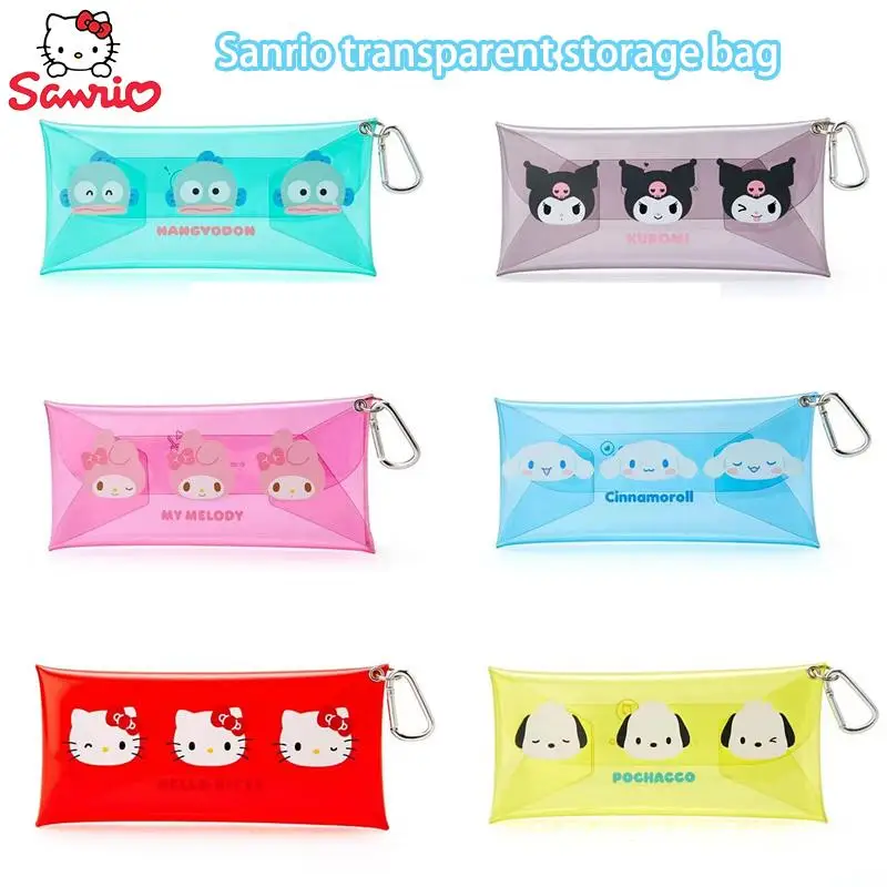 Sanrio Kuromi Pencil Case Cartoon Hello Kitty Purin Dog Transparent Water Proof Storage Bag Bags Pendant Student Stationery Box
Sanrio Kuromi Pencil Case Cartoon Hello Kitty Purin Dog Transparent Water Proof Storage Bag Bags Pendant Student Stationery Box