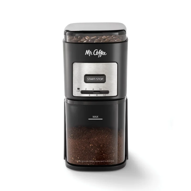 # 12-чашечная Автоматическая шлифовальная машина Mr. Coffee Black, точная шлифовальная машина для всех типов кофе в черном цвете, кухонные инструмен...
# 12-чашечная Автоматическая шлифовальная машина Mr. Coffee Black, точная шлифовальная машина для всех типов кофе в черном цвете, кухонные инструмен...