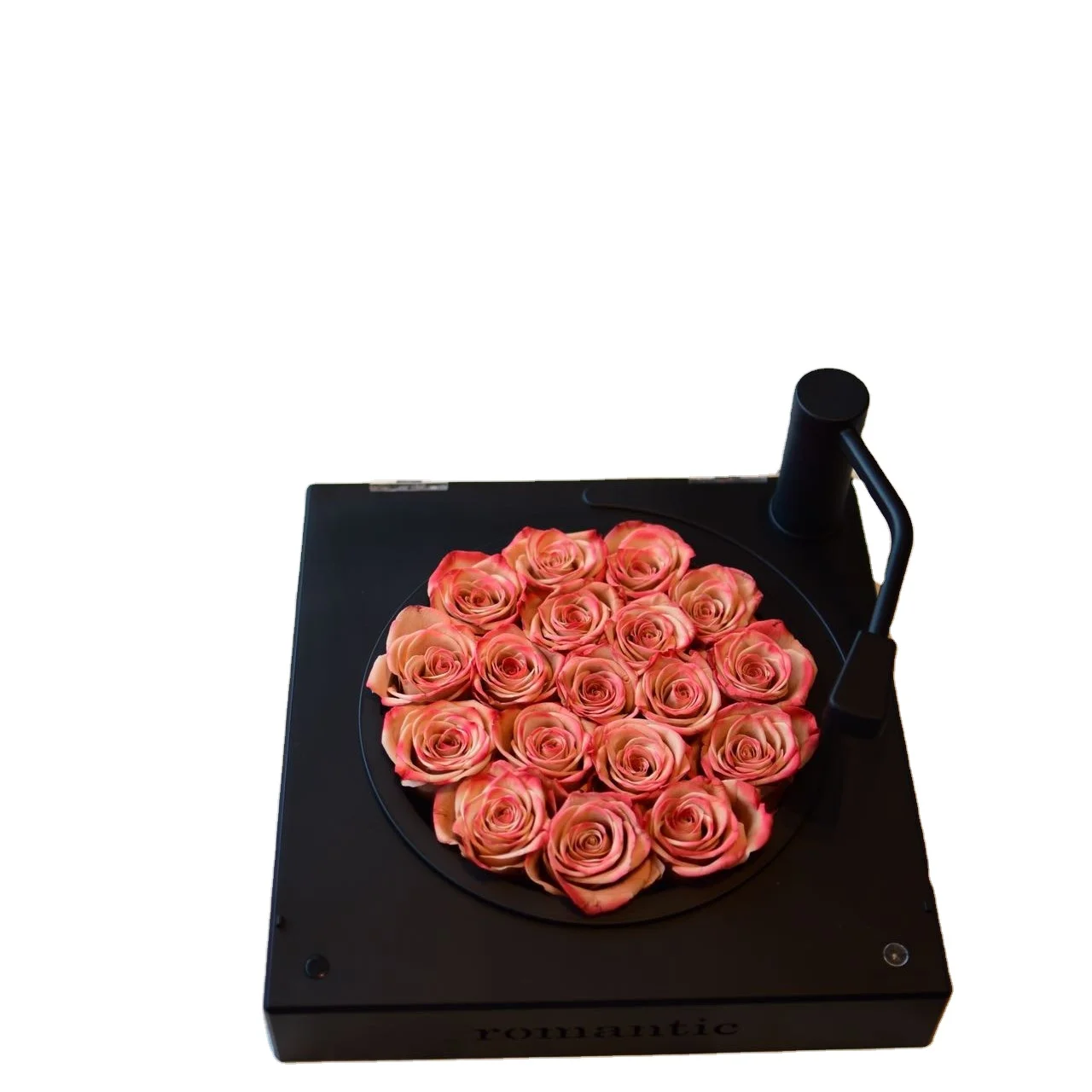 

Сохраненные настоящие розы, проигрыватель записей с Bluetooth, подарок на день рождения, Рождество, День Святого Валентина, День матери, инновационные продукты 2023