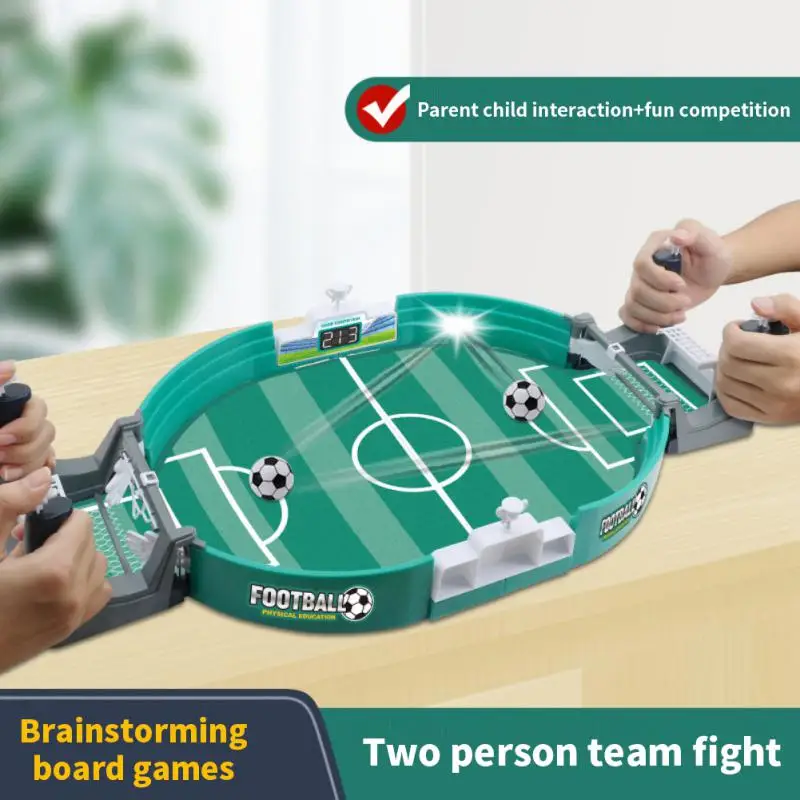 Creative Table Football Game Plastic Battle Focus Toy Green Multiple Sizes Football Battle Games Table Game Family Toys Funny
Creative Table Football Game Plastic Battle Focus Toy Green Multiple Sizes Football Battle Games Table Game Family Toys Funny