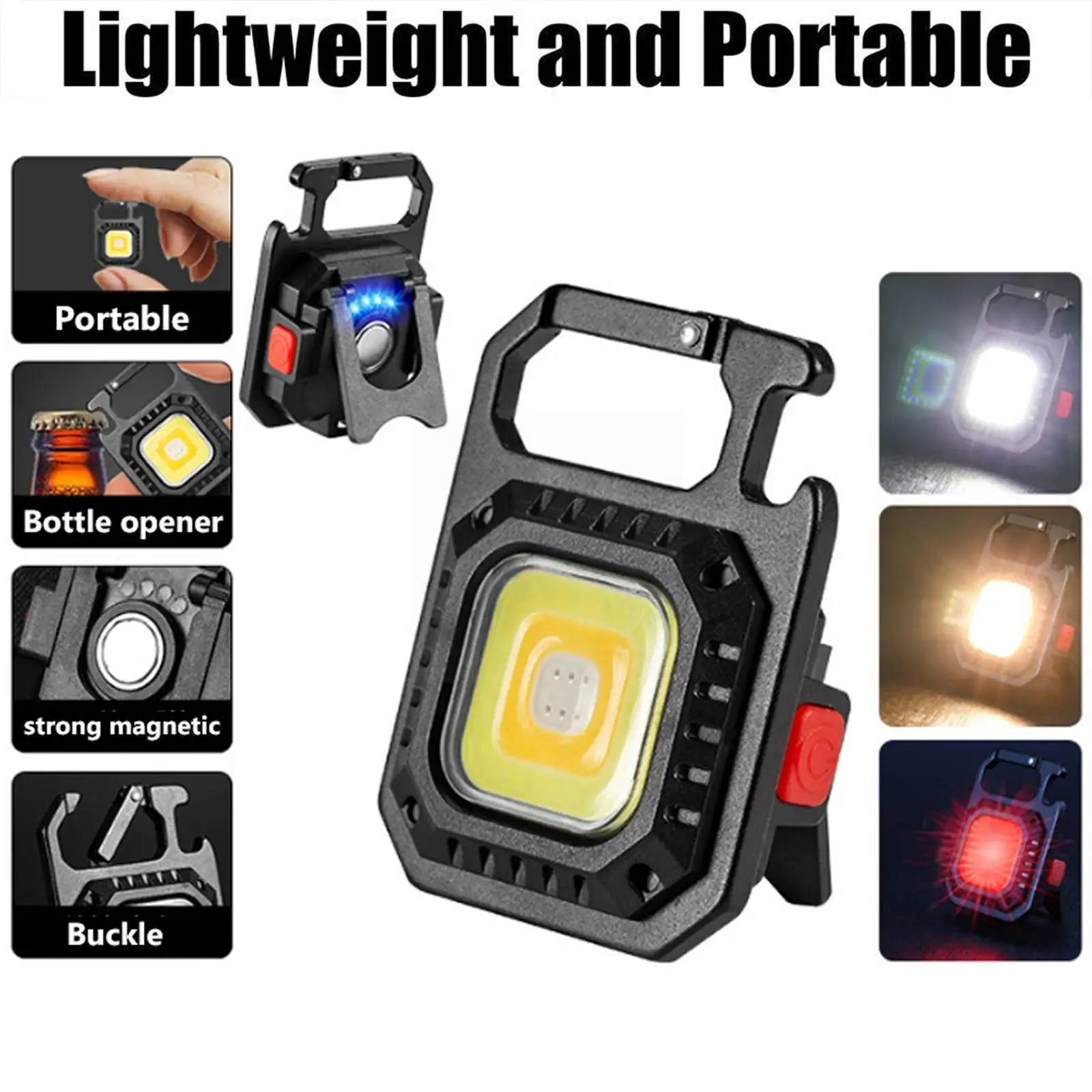 Mini COB Flashlight Keychain Light USB Charging Emergency Work Strong Repair Lamps Outdoor LED Torch Camping Light V2B3
Mini COB Flashlight Keychain Light USB Charging Emergency Work Strong Repair Lamps Outdoor LED Torch Camping Light V2B3