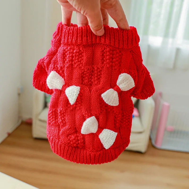 Red New Year Sweater Dog Dog Pet Clothes Thick Cat Teddy Than Bear Small Dog Two Feet Autumn Winter Clothing
Red New Year Sweater Dog Dog Pet Clothes Thick Cat Teddy Than Bear Small Dog Two Feet Autumn Winter Clothing