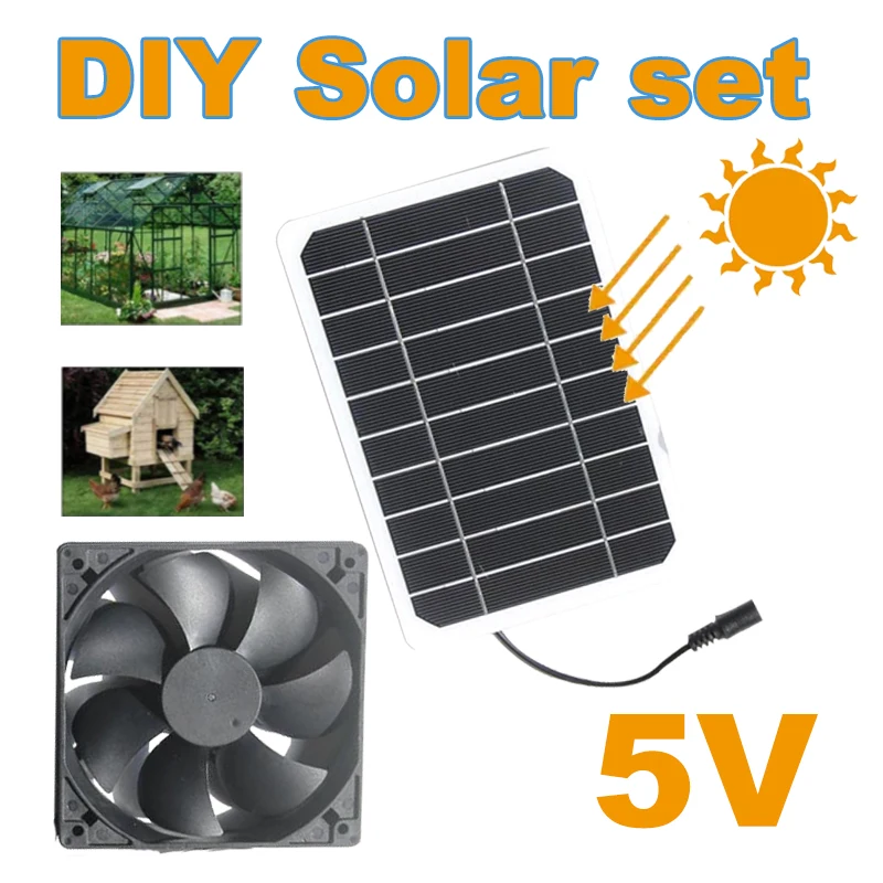 Mini 5V 15W Outdoor Solar Power Panel Exhaust Fan IP65 Waterproof Solar Powered Exhaust Fan for Greenhouse Dog Chicken House
Mini 5V 15W Outdoor Solar Power Panel Exhaust Fan IP65 Waterproof Solar Powered Exhaust Fan for Greenhouse Dog Chicken House
