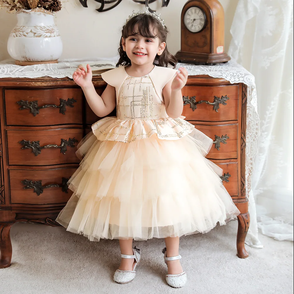New Children's Beauty Pageant Dress Princess Dress Solid Color Cake Dress Girl Baby First Birthday Dress Girl Dress
New Children's Beauty Pageant Dress Princess Dress Solid Color Cake Dress Girl Baby First Birthday Dress Girl Dress