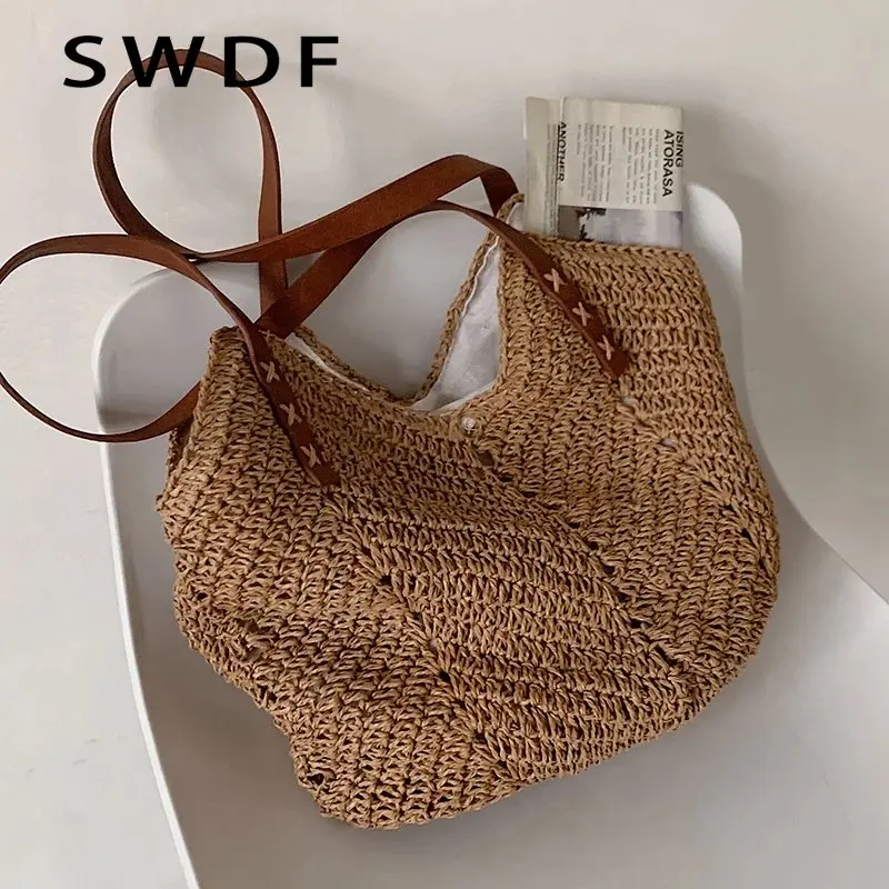 Плетеная Сумка-тоут, женские богемные сумки на плечо для женщин, лето 2023, пляжные соломенные сумки и кошельки, женские дорожные сумки для пок...
Плетеная Сумка-тоут, женские богемные сумки на плечо для женщин, лето 2023, пляжные соломенные сумки и кошельки, женские дорожные сумки для пок...
