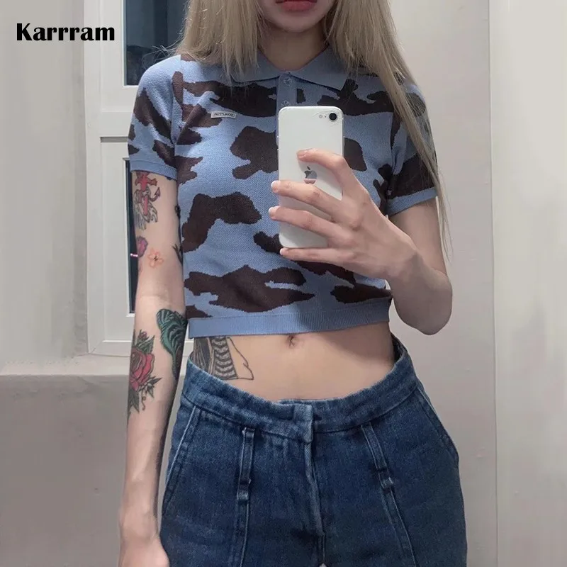 УКОРОЧЕННЫЙ ТОП Karrram, корейский стиль, вязаный, с отложным воротником, с коротким рукавом, в японском стиле
УКОРОЧЕННЫЙ ТОП Karrram, корейский стиль, вязаный, с отложным воротником, с коротким рукавом, в японском стиле