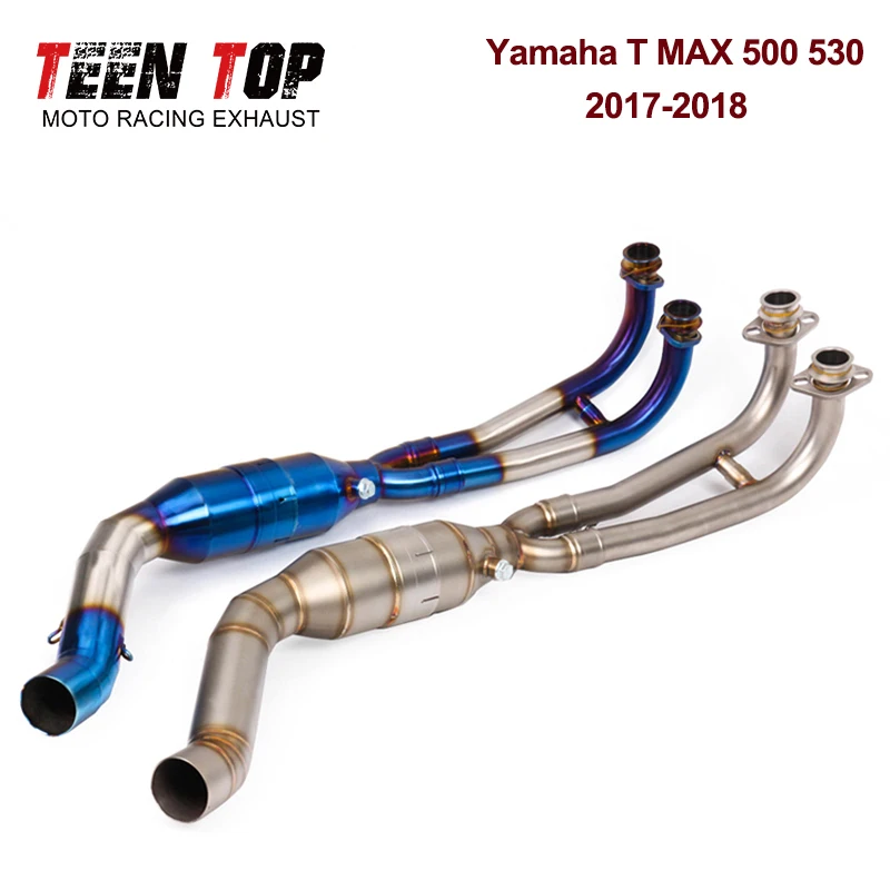 T-max 500 530 Slip-on Motorcycle Exhaust Headers Down Pipe 51mm Escape Front Pipe For Yamaha Tmax 500 Tmax 530 2017-2018
T-max 500 530 Slip-on Motorcycle Exhaust Headers Down Pipe 51mm Escape Front Pipe For Yamaha Tmax 500 Tmax 530 2017-2018