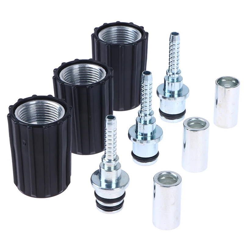 High Pressure Washer Hose Insert Fittings D14 D15mm Ring Nut M22 Car Washer Water Cleaning Hose Pipe Fitting Twist Connector
High Pressure Washer Hose Insert Fittings D14 D15mm Ring Nut M22 Car Washer Water Cleaning Hose Pipe Fitting Twist Connector
