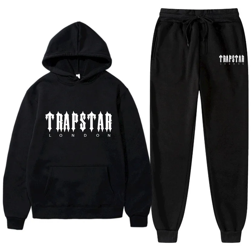 Men's Tracksuit Trend New Hooded 2 Pieces Set Hoodie Sweatshirt + Sweatpants Sportwear Jogging Outfit Trapstar Logo Man Clothing
Men's Tracksuit Trend New Hooded 2 Pieces Set Hoodie Sweatshirt + Sweatpants Sportwear Jogging Outfit Trapstar Logo Man Clothing