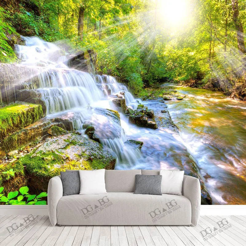 Custom Fabric Textile Wallcoverings Nature Scenery Waterfal Woodland Murals Jungle Large Bedroom Living Room Wallpaper Landscape
Custom Fabric Textile Wallcoverings Nature Scenery Waterfal Woodland Murals Jungle Large Bedroom Living Room Wallpaper Landscape