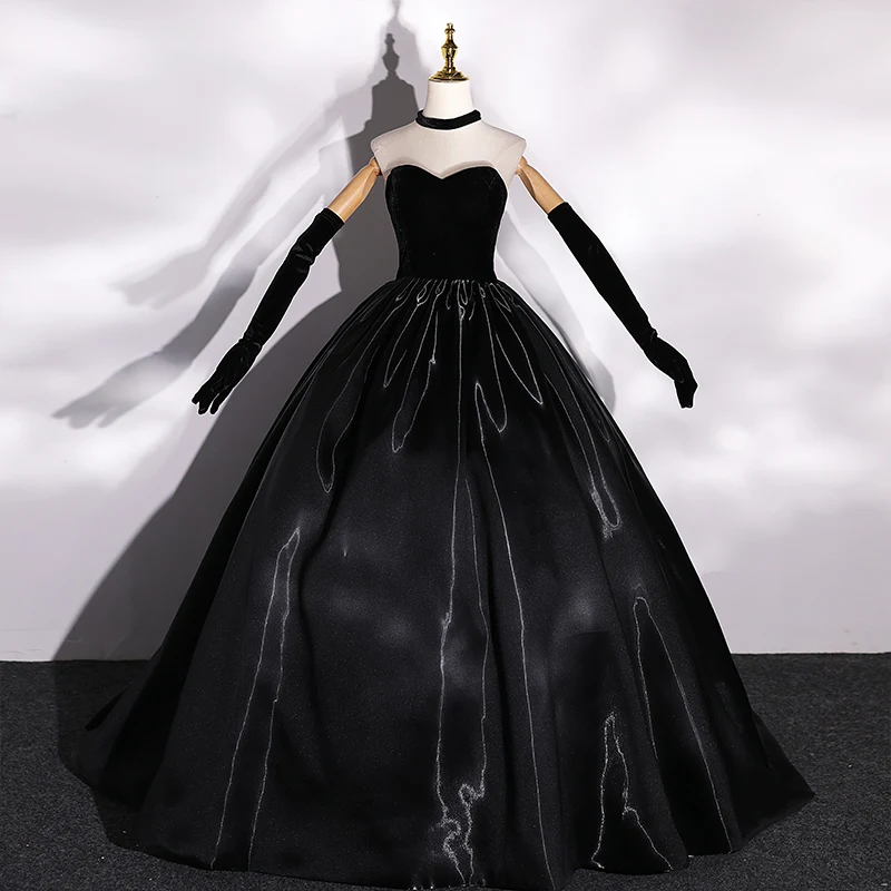Classic Vintage Black Quinceanera Dress Sexy Strapless Backless Puffy Dresses For Prom Elegant Floor-length Plus Size Ball Gown
Classic Vintage Black Quinceanera Dress Sexy Strapless Backless Puffy Dresses For Prom Elegant Floor-length Plus Size Ball Gown