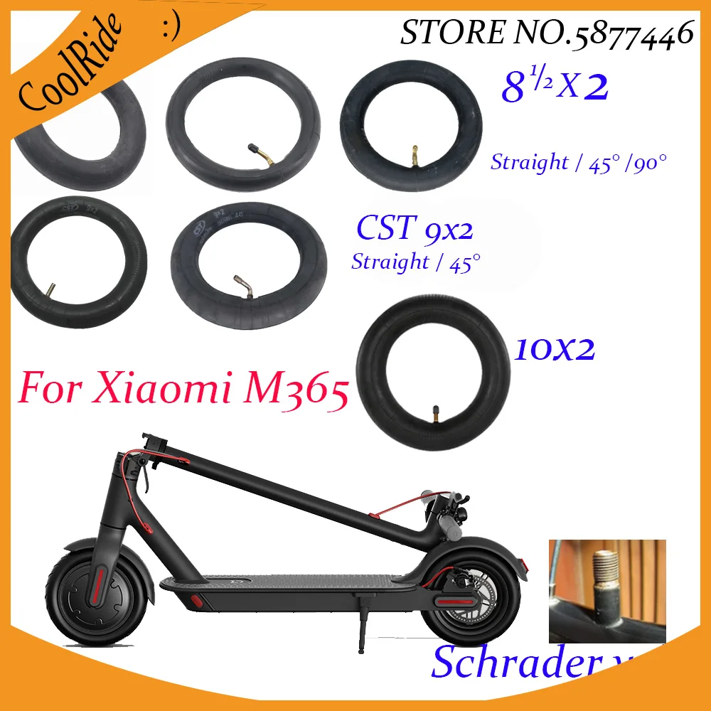 For Xiaomi M365/PRO Electric Scooter Thickened 10-inch Pneumatic 10x2 Inner CST 9x2 Inner Tube Schrader Valve 8 1/2x2 45°/90°
For Xiaomi M365/PRO Electric Scooter Thickened 10-inch Pneumatic 10x2 Inner CST 9x2 Inner Tube Schrader Valve 8 1/2x2 45°/90°