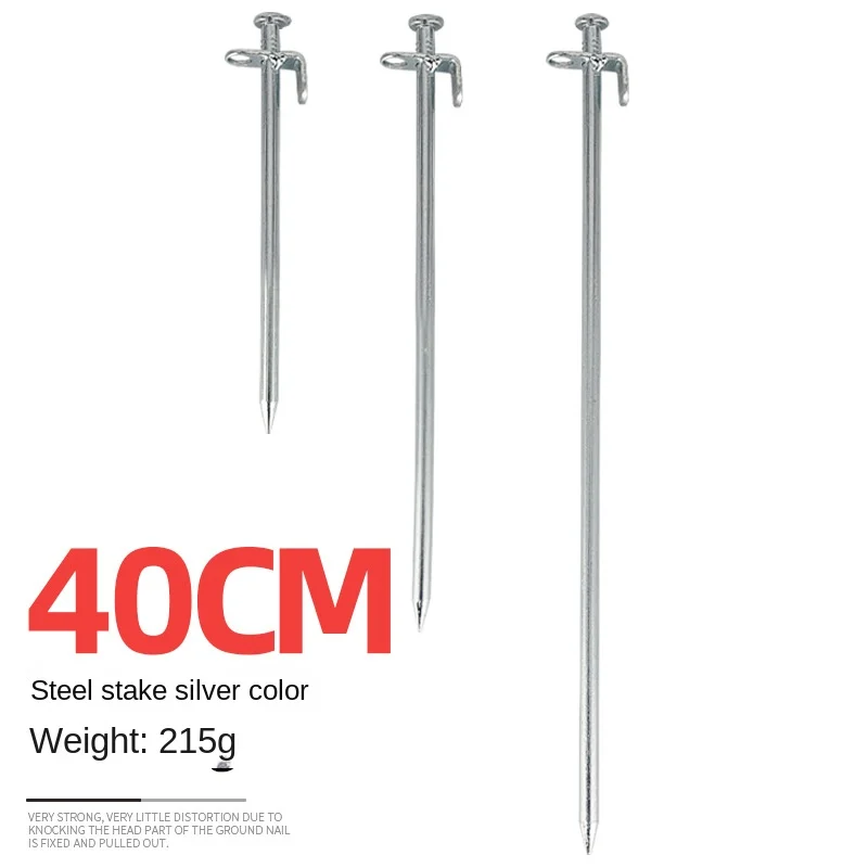 Export Outdoor Tent Nail Reinforced Silver Beach Snow Nail Canopy Steel Nail Forging Nail 40cm Silver
Export Outdoor Tent Nail Reinforced Silver Beach Snow Nail Canopy Steel Nail Forging Nail 40cm Silver