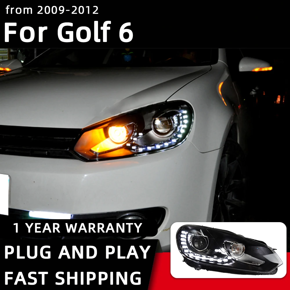 Car Styling Headlights for VW Golf 6 Golf6 MK6 R20 Type LED Headlight 2010-2012 Head Lamp DRL Signal Projector Lens Automotive
Car Styling Headlights for VW Golf 6 Golf6 MK6 R20 Type LED Headlight 2010-2012 Head Lamp DRL Signal Projector Lens Automotive
