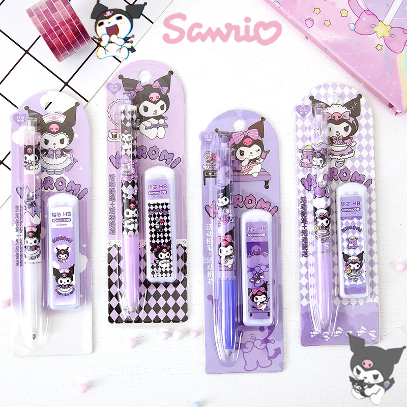 Sanrio Kawaii Kuromi Automatic Pencil Cartoon Anime 0.5mm Student Girls Cute Learning Stationery Supplies Pressable Pencil
Sanrio Kawaii Kuromi Automatic Pencil Cartoon Anime 0.5mm Student Girls Cute Learning Stationery Supplies Pressable Pencil