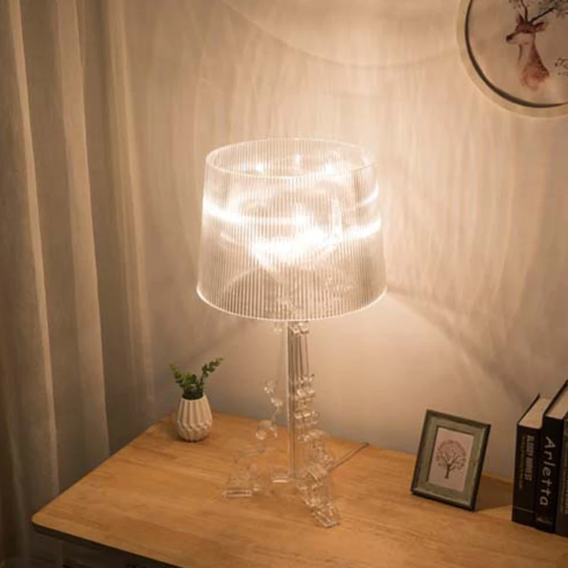 Modern minimalist bedside lamp LED table lamp bedroom living room table lamp study room crystal decorative art transparent acryl
Modern minimalist bedside lamp LED table lamp bedroom living room table lamp study room crystal decorative art transparent acryl